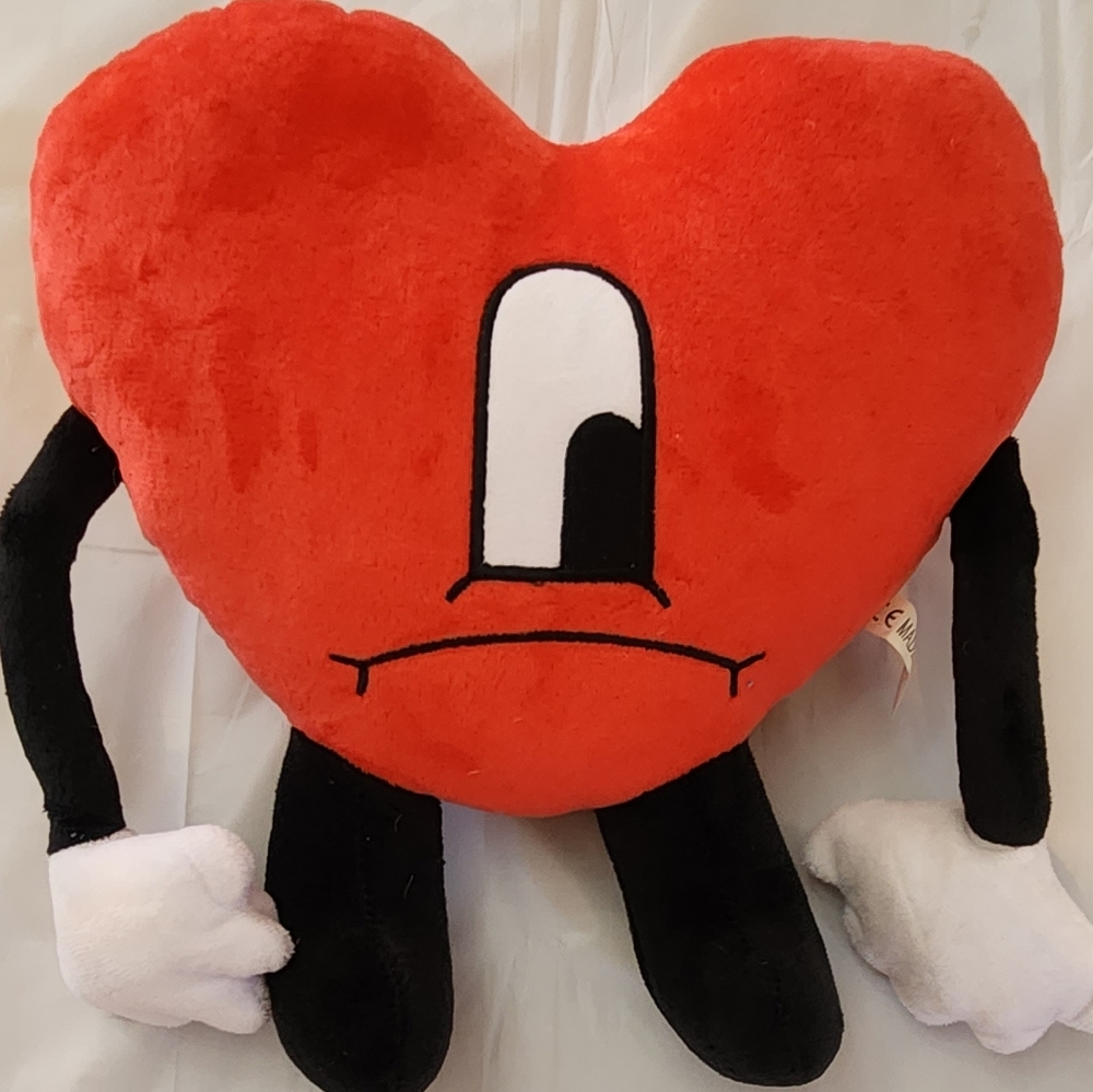 Bad Bunny Un Verano Sin Ti Heart Toy Plush.